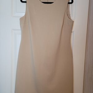 Calvin Klein Cream Sleeveless Mini Dress